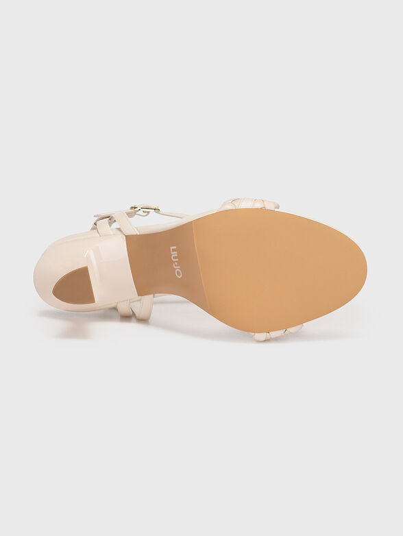 LISA 06 black sandals with metal detail - 5