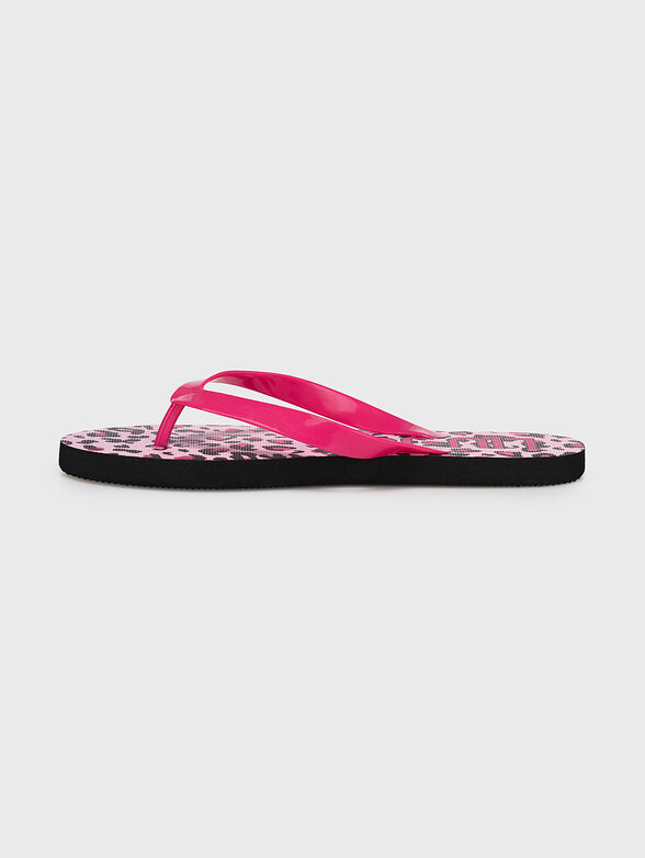 Beach flip-flop with animal print - 4