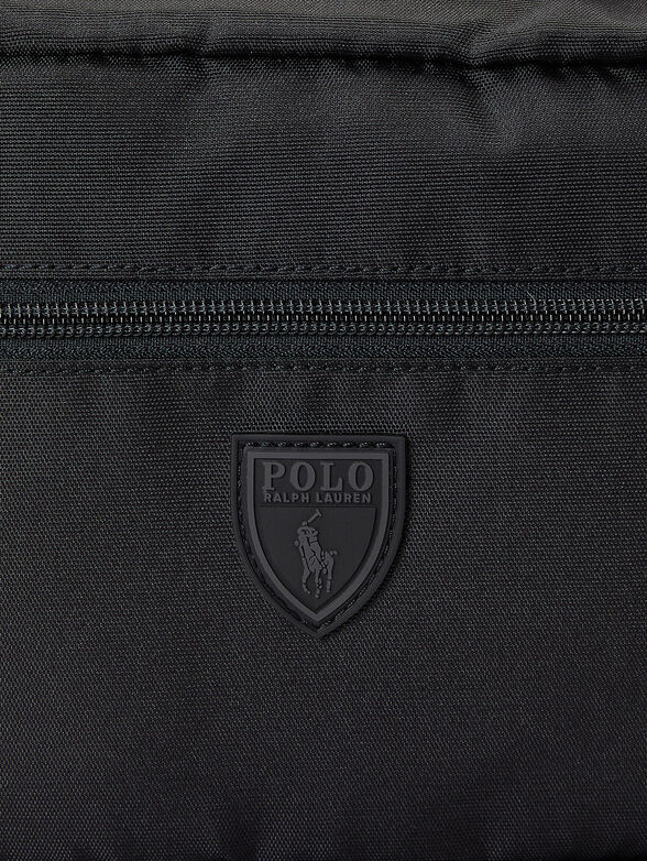 Small black briefcase with logo detail - 4