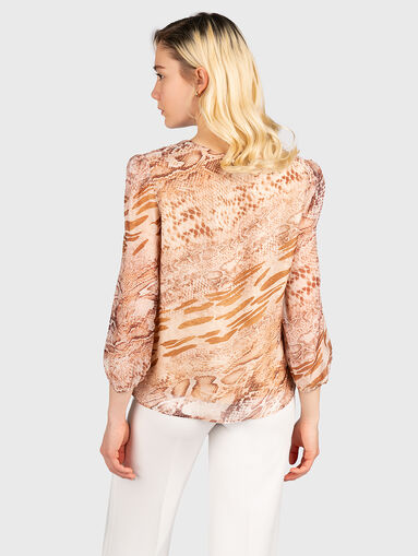 Blouse with snake print - 3