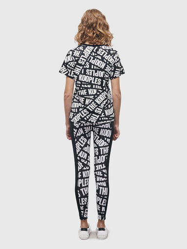T-shirt with monogram logo print - 3