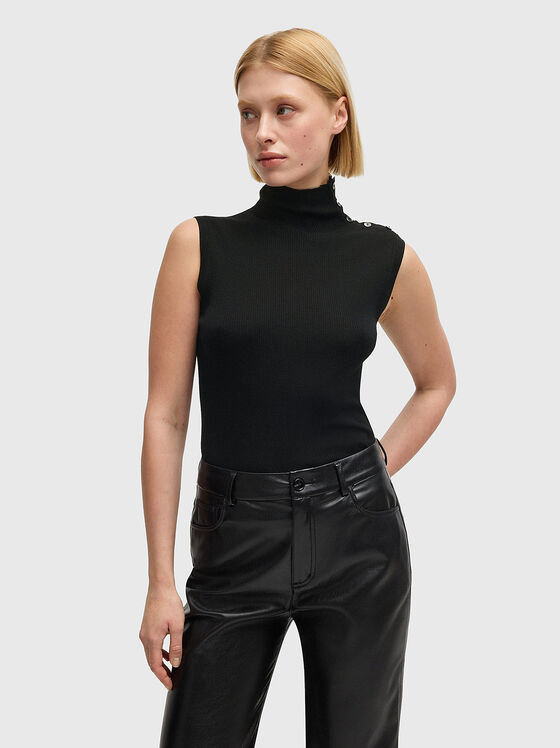 Ribbed wool top - 1
