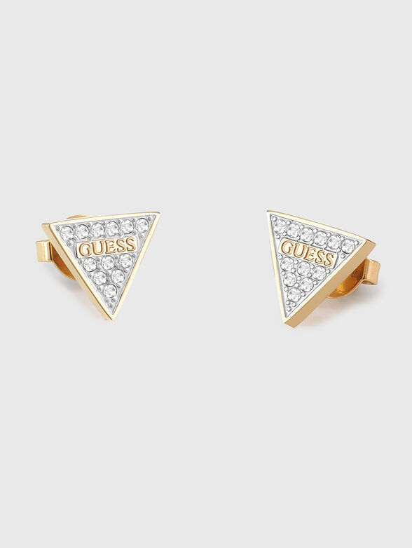 STUDS PARTY earrings in golden color - 1