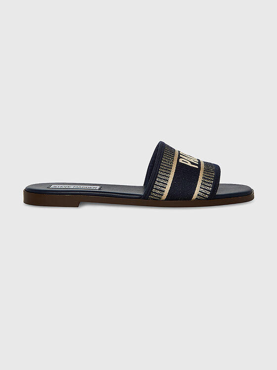 KNOX slippers with gold accents - 1