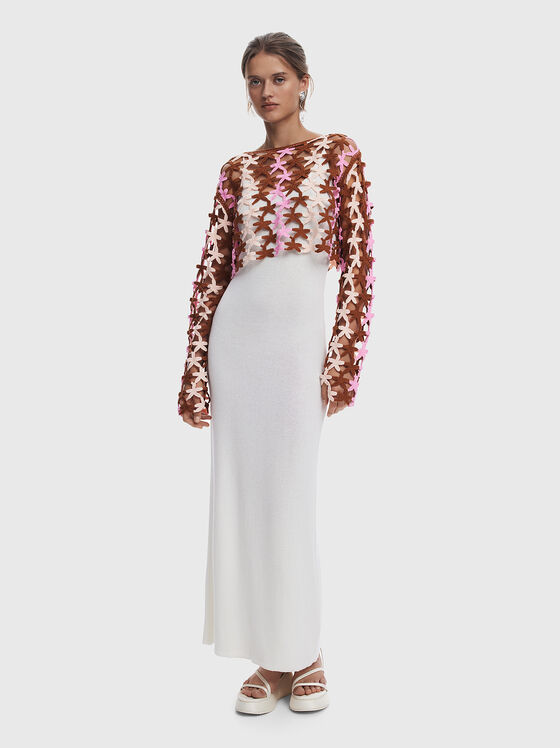 Rochie midi 2 în 1 cu top detașabil - 1