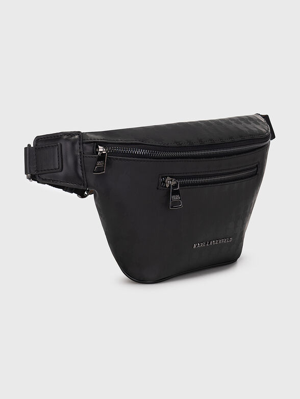 Waist bag with monogram logo print - 4
