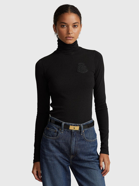 Cotton turtleneck sweater  - 1