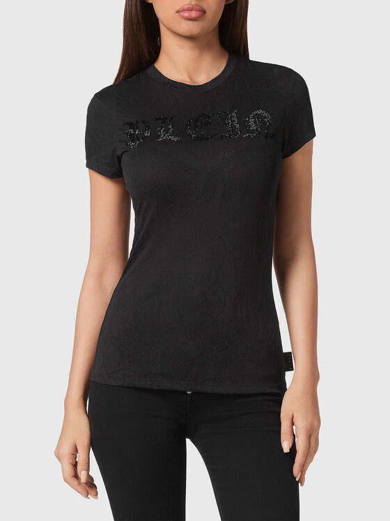 SEXY PURE T-shirt with snake motifs and logo - 1