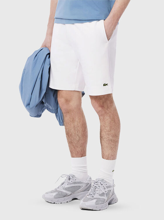 Pantaloni scurți sport cu logo brodat - 1