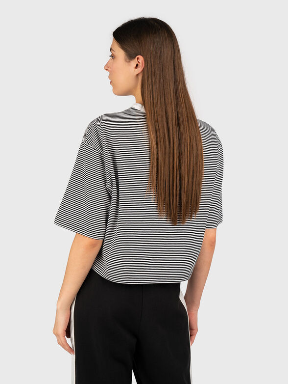 DERESI cotton T-shirt with oval neckline - 3