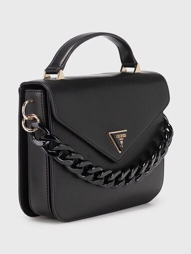 CORINA black bag with logo accent - 4