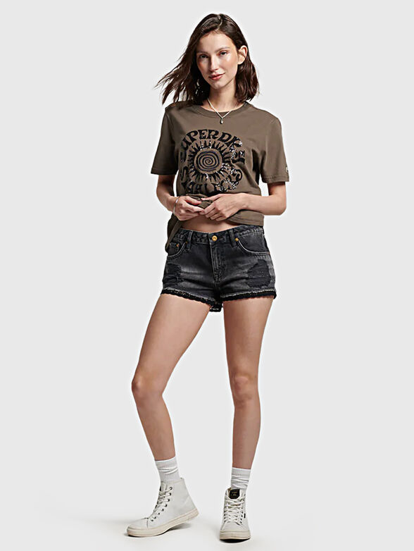 T-shirt with shiny accent - 2