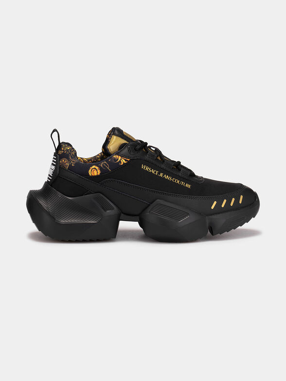 FONDO GRAVITY sneakers with gold logo inscription - 1
