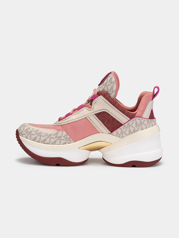OLYMPIA sneakers with monogram logo print - 4
