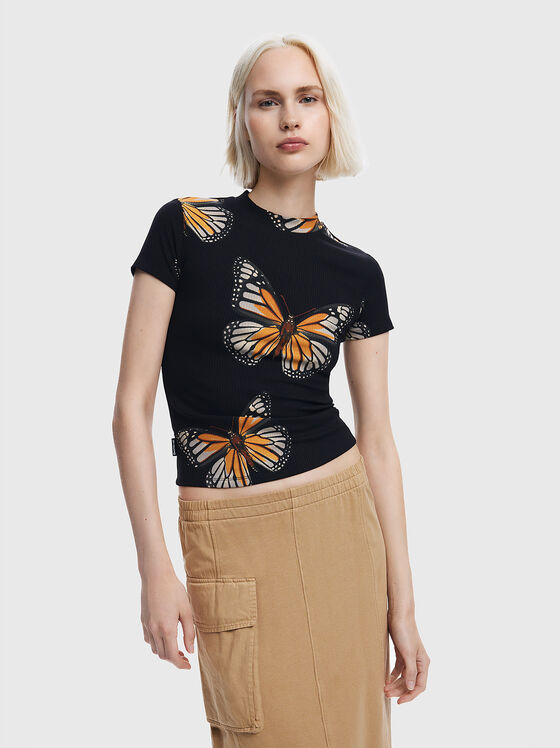 Tricou CROISE cu imprimeu - 1