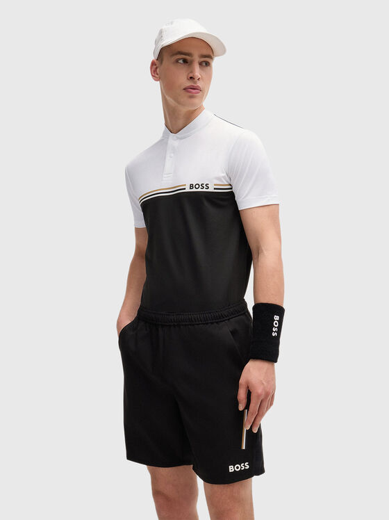 Tricou polo PARIQ MB 6 cu detalii contrastante - 1