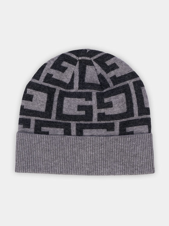 Fes beanie cu model logo - 1