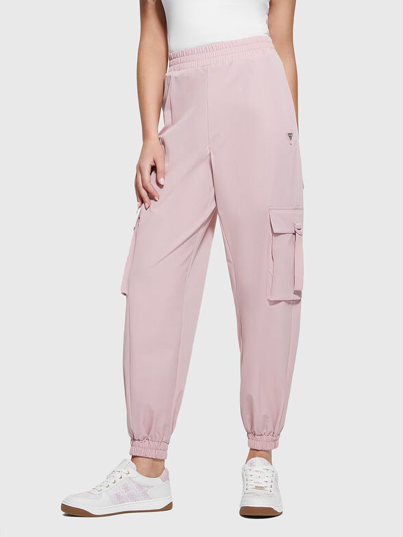 AURLIE cargo trousers in black - 1