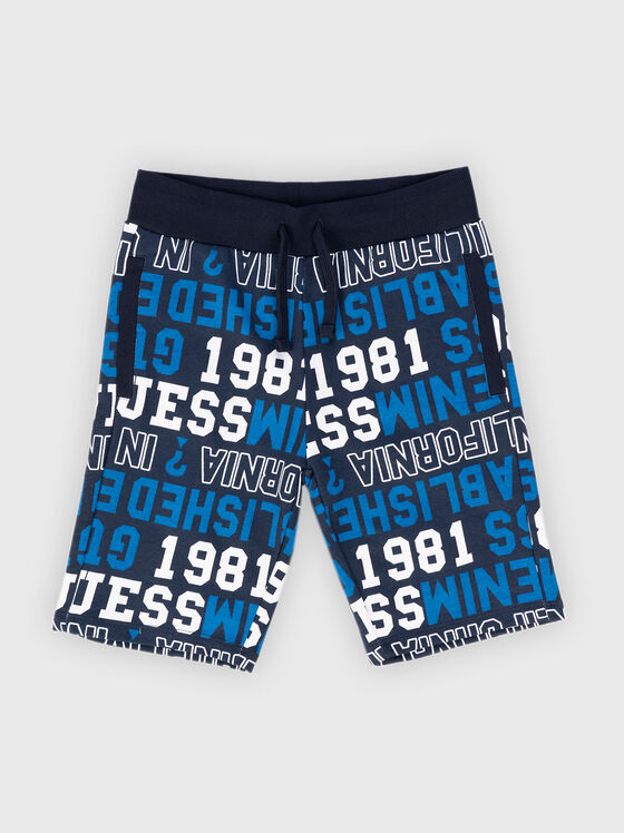 Pantaloni scurți cu imprimeu - 1