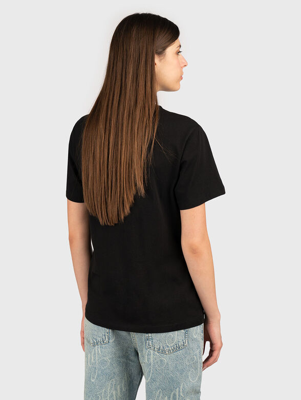 Cotton T-shirt with accent logo - 2