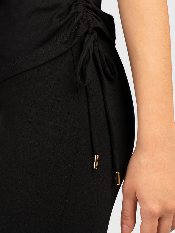 Black sequinned T-shirt - 4