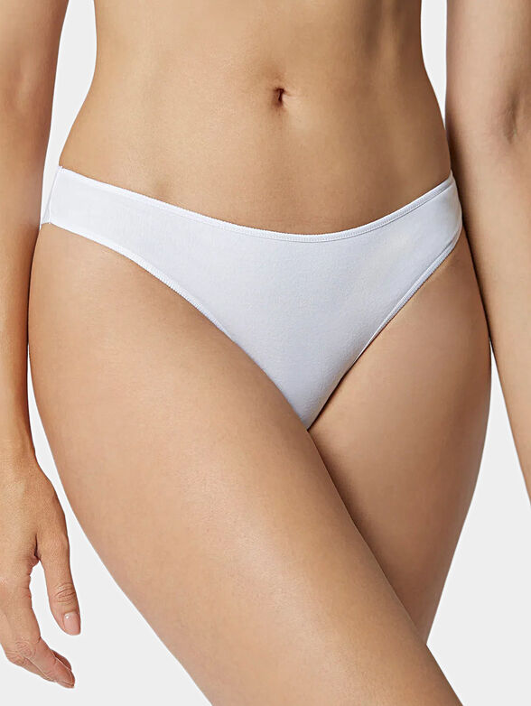 NEW COTONE RIMAGLIATO beige brazilian briefs - 1