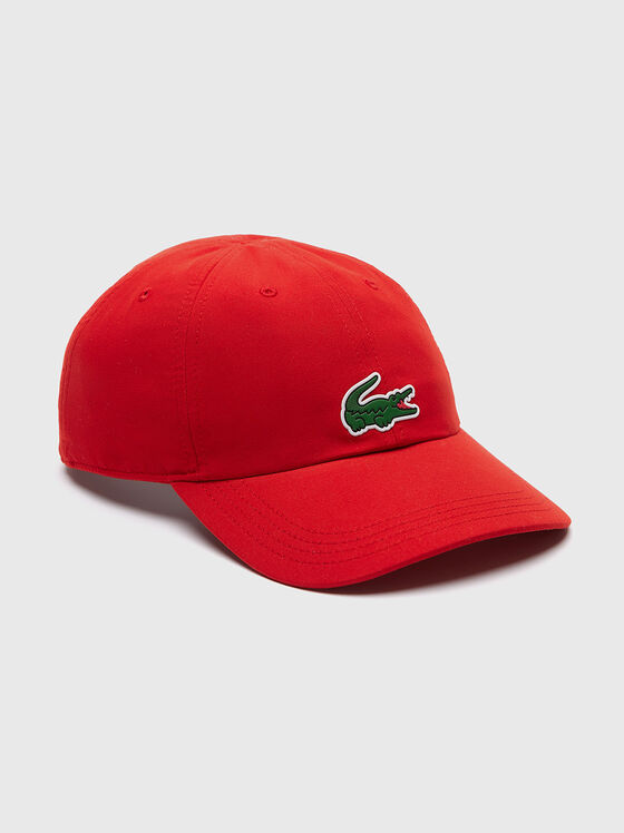 Șapcă de baseball roșie cu logo - 1