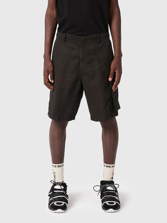Shorts with logo accent pocket - 1