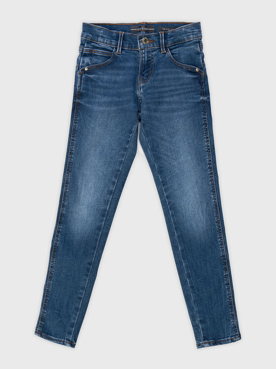 Blue skinny jeans - 1