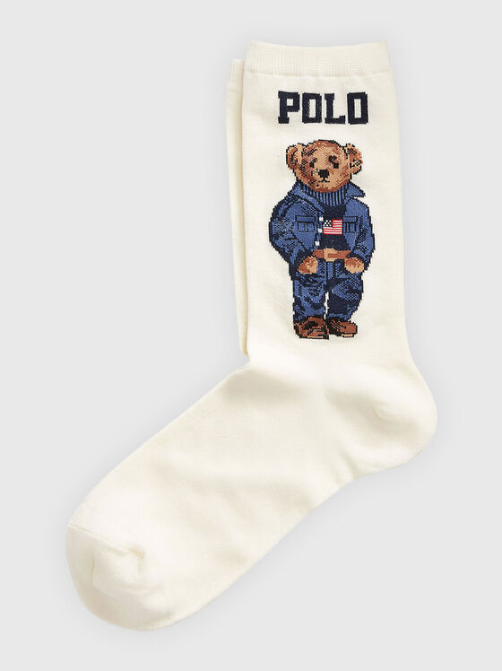 Șosete cu broderie Polo Bear - 1