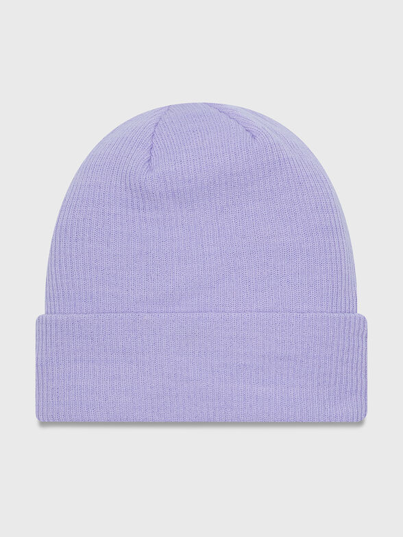 Purple hat with logo detail - 2