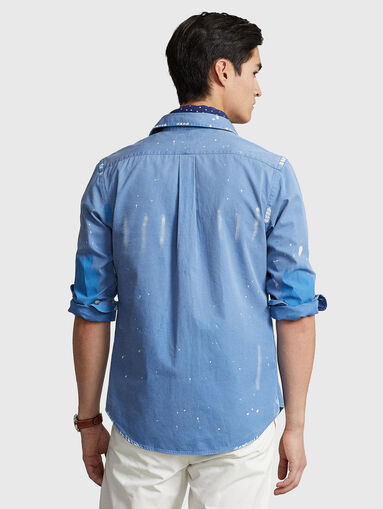 Cotton shirt with art details - 3