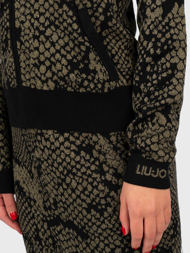 Hooded zip cardigan  - 4