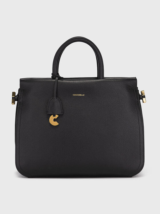 Leather bag in black - 1