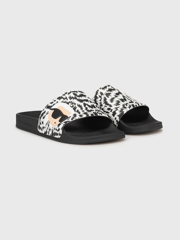 KONDO slippers with animal print - 2
