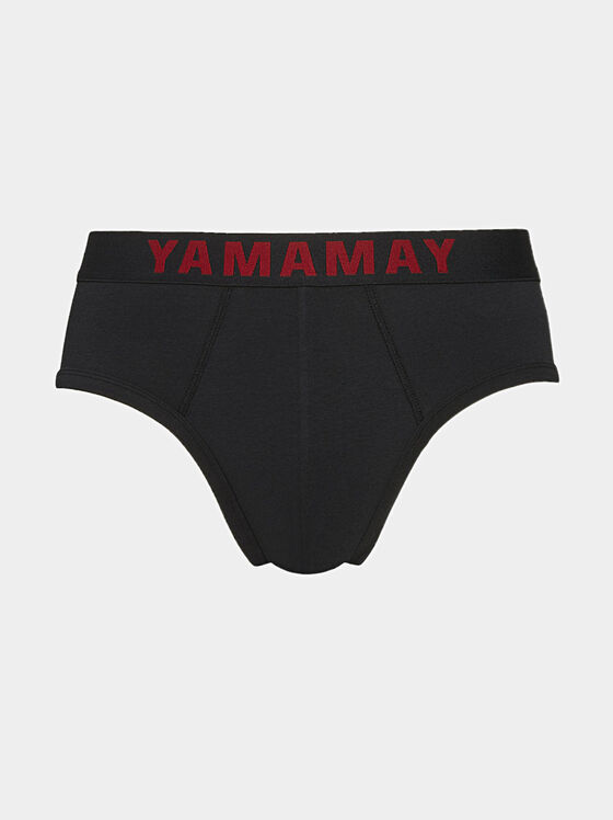 FASHION COLOR Briefs in black - 1