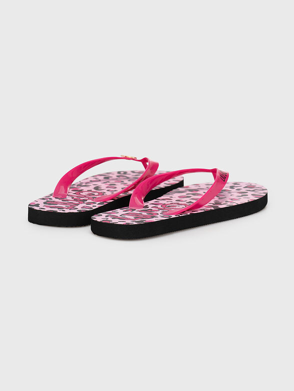 Beach flip-flop with animal print - 3