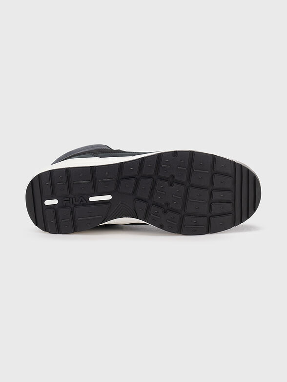 ALPHA MID Black high-top sneakers - 5