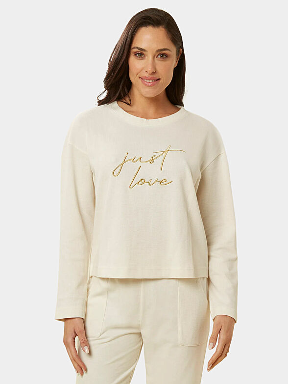 JUST LOVE pyjamas in ecru color - 4