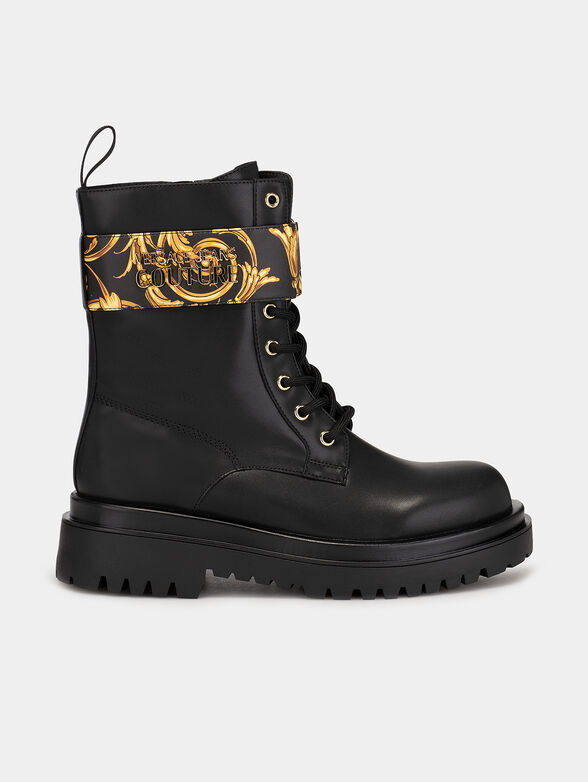 FONDO DREW ankle boots with accent baroque print - 1