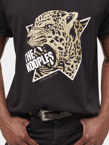 T-shirt with contrasting lettering - 4