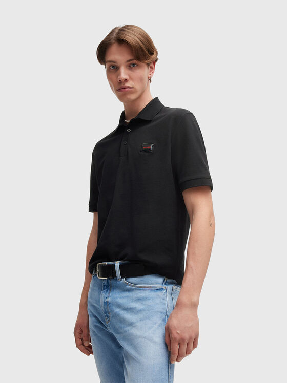 Tricou polo DERESO cu logo accentuat  - 1