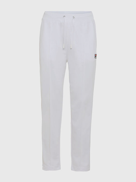 Pantaloni sport albi - 1