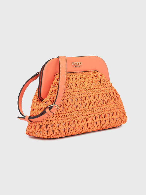 LIGURIA clutch with knitted texture - 6