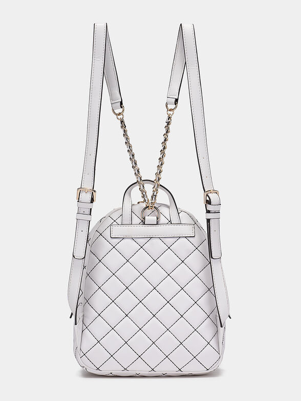 CESSILY white backpack with quilted effect - 2