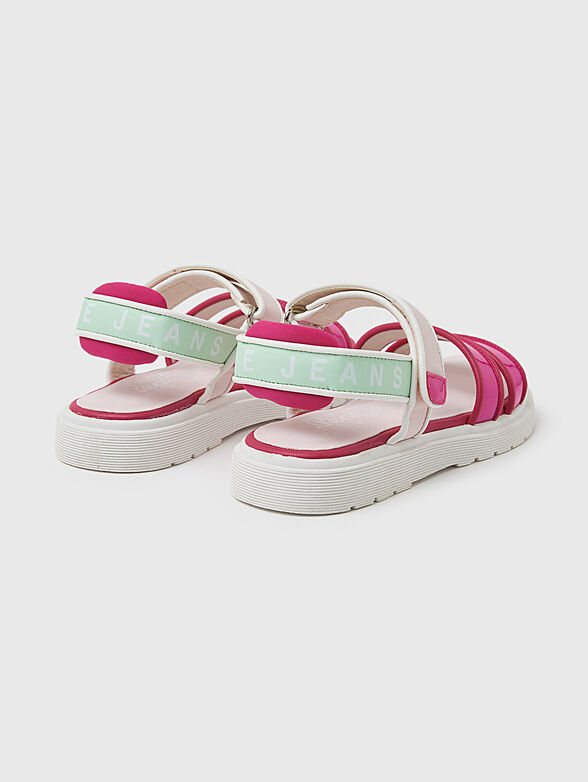 WENDY SWEET sandals with multicoloured details - 3
