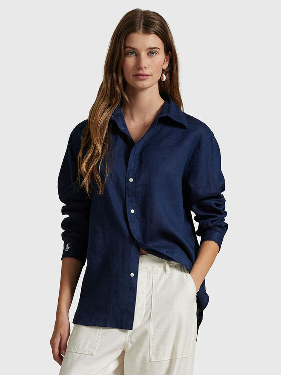 Oversized linen shirt - 1