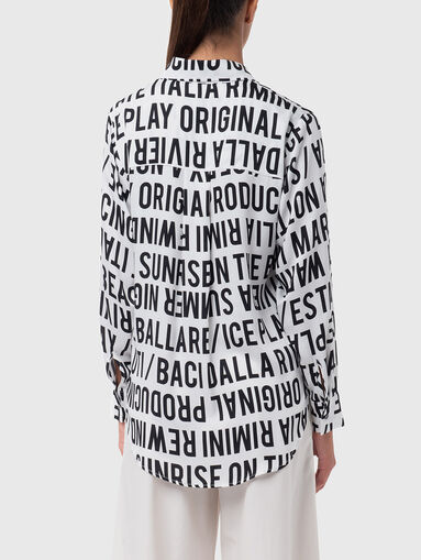 Shirt with accent inscriptions - 3