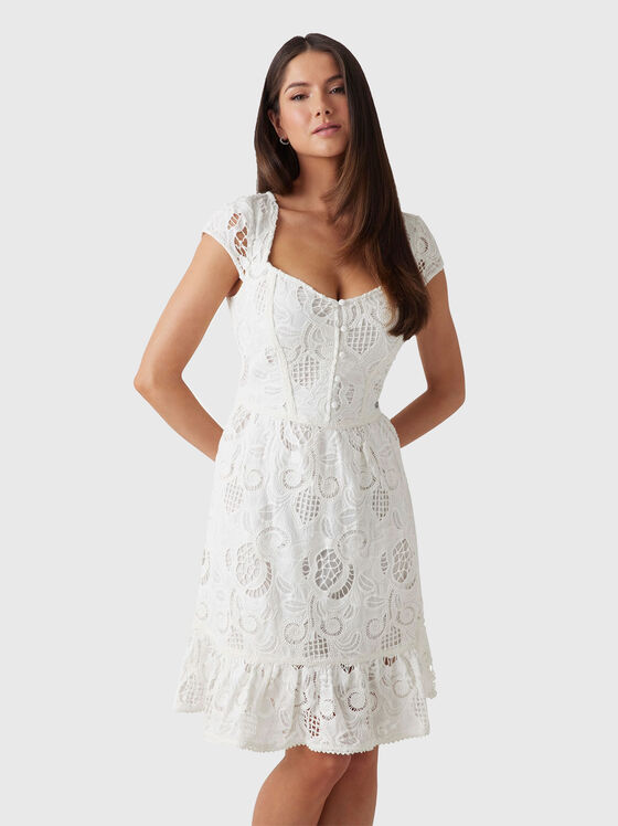 DOMITILLA embroidered mini dress - 1