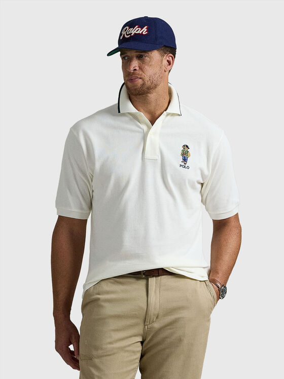 Tricou polo cu logo brodat - 1